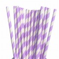Lavendel Striper Sugerør