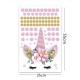 Unicorn Wallsticker Rosa & Gull