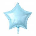Lyseblå Stjerne Folieballong