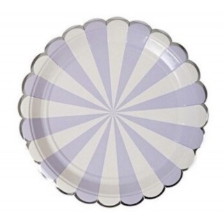 Tallerkener, Lavendel  23 cm
