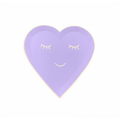 Tallerkener Lavendel Hjerte, 18 cm