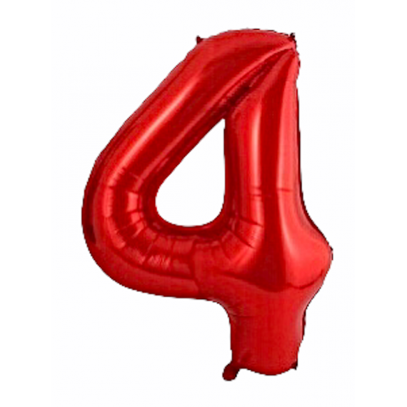 Tallballonger Røde 100 cm