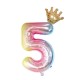 Unicorn 100 cm Tall med Krone