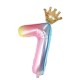 Unicorn 100 cm Tall med Krone