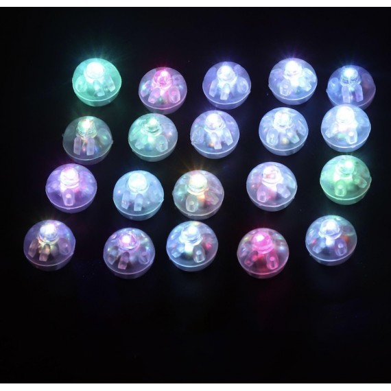 Fargerike LED ballong/dekorasjon lys