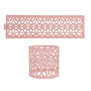 Serviettringer 10 stk Rosa