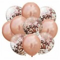 Rose Gold Konfetti, 10 stk