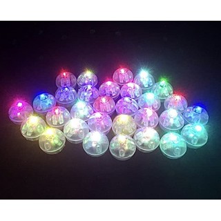 Fargerike LED ballong/dekorasjon lys