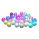 Fargerike LED ballong/dekorasjon lys
