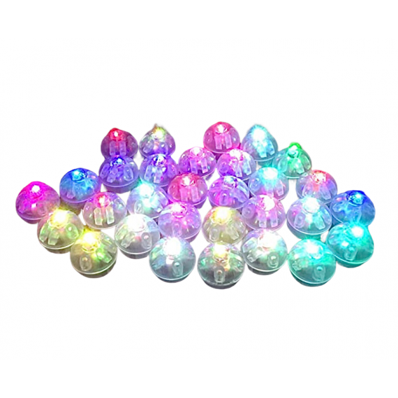Fargerike LED ballong/dekorasjon lys