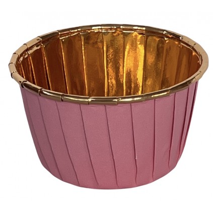 Cupcakeformer Rosa folie 12 stk