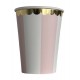 Pappkopper Rosa og Hvite, 8 stk