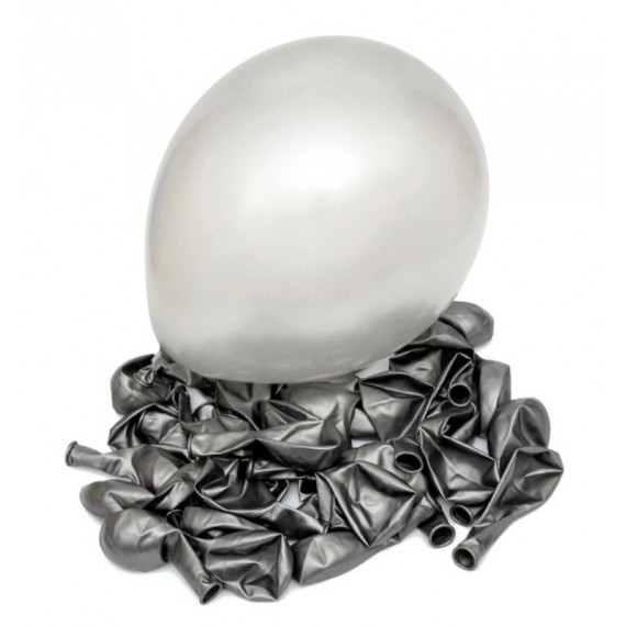 Sølv Ballonger, 30 cm