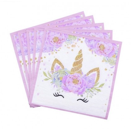 Unicorn Servietter 12 stk