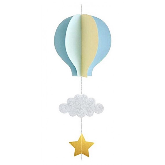 Luftballong Blå og Gul