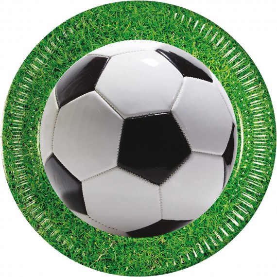 Fotball Tallerkener, 23 cm
