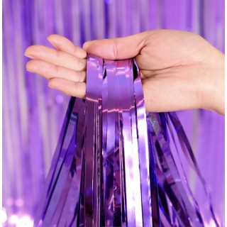 Glittergardin Lilla