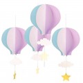 Luftballong Blå & Lilla