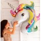 Unicorn Folieballong Flerfarget