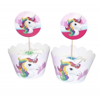 Unicorn Cupcake pappformer