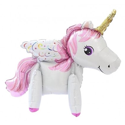 Stående Unicorn med Vinger