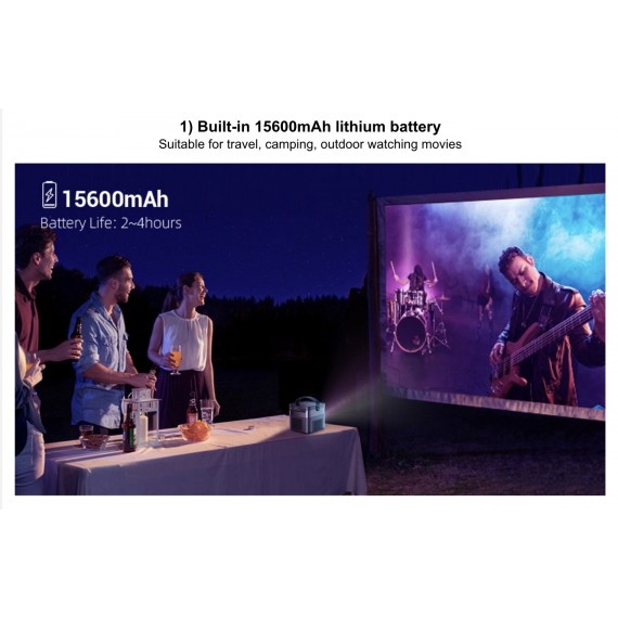 Mini projektor Byintek U-90 Pro
