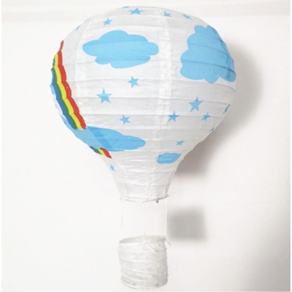 Luftballong Hvit og Blå