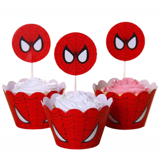 Spider-Man Muffinsbegre 12 stk