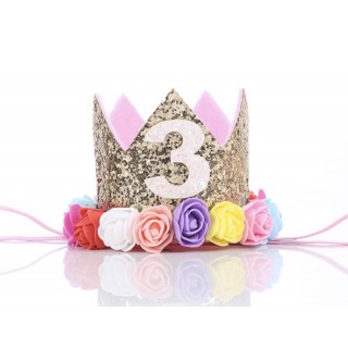 Prinsessekrone Flerfarget 3 år