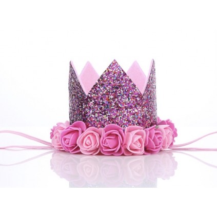 Prinsessekrone Mørkerosa