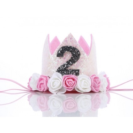 Prinsessekrone Hvit 2 år