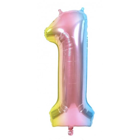 Pastell Tallballonger, 100 cm