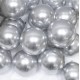 Sølv Metallicballong