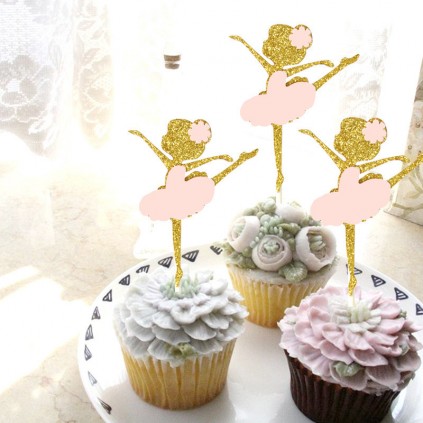 Ballerina Kaketoppere 10 stk