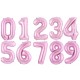 Tallballonger Lys rosa 100 cm