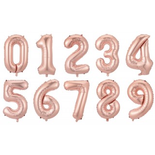 Tallballonger Rose Gold 100 cm