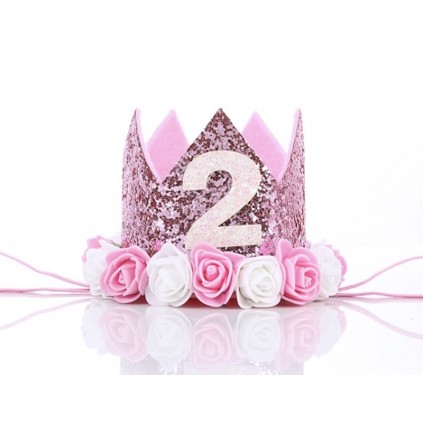 Prinsessekrone Rosa 2 år