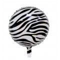 Safari Folieballong Zebra