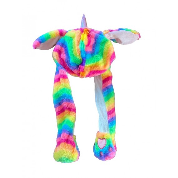 Unicorn Lue med Ører Flerfarget