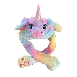 Unicorn Lue med Ører Pastell