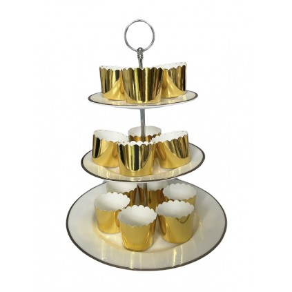 Cupcakeformer Gull, 20 stk