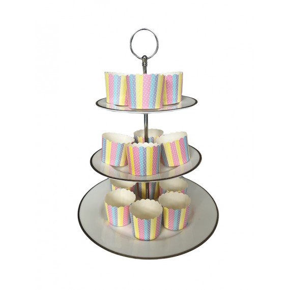 Cupcakeformer Pastell, 20 stk