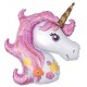 Unicorn Folieballong Rosa