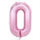 Tallballonger Lys rosa 100 cm