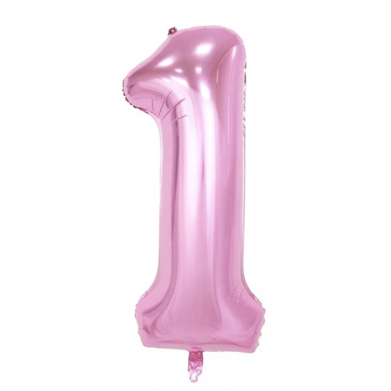 Tallballonger Lys rosa 100 cm