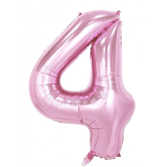 Tallballonger Lys rosa 100 cm