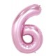 Tallballonger Lys rosa 100 cm