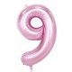 Tallballonger Lys rosa 100 cm
