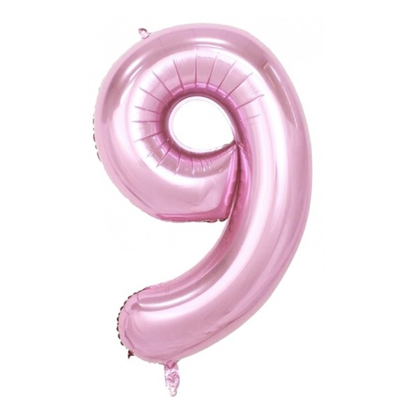 Tallballonger Lys rosa 100 cm