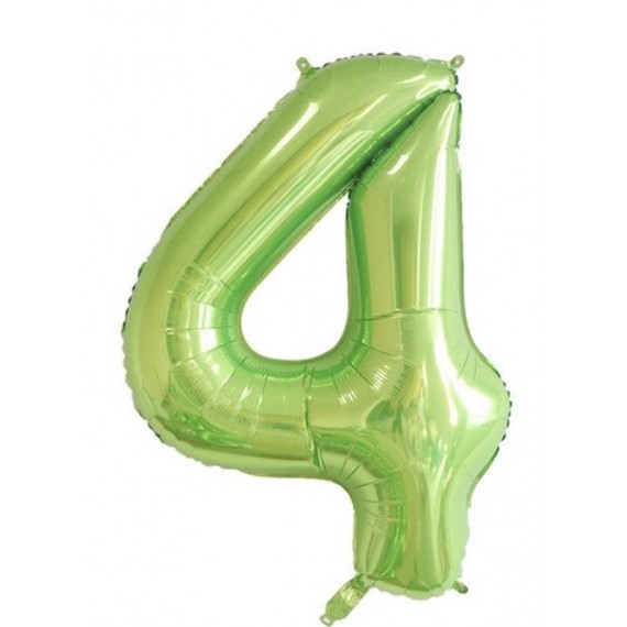 Eplegrønne Tallballonger, 100 cm